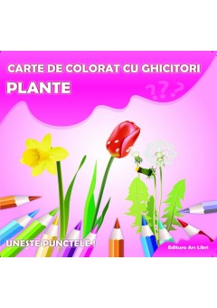 Carte de colorat cu ghicitori - Plante