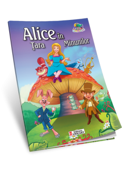 Alice in tata minunilor - carte de colorat A5